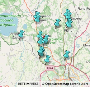 Mappa Strada comunale dei Pantanicci, 00060 Formello RM, Italia (6.88263)