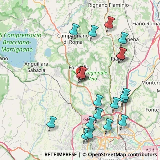 Mappa Strada comunale dei Pantanicci, 00060 Formello RM, Italia (9.9195)