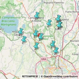 Mappa Strada comunale dei Pantanicci, 00060 Formello RM, Italia (7.71308)
