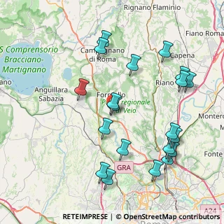 Mappa Strada comunale dei Pantanicci, 00060 Formello RM, Italia (9.401)