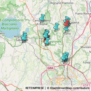 Mappa Strada comunale dei Pantanicci, 00060 Formello RM, Italia (7.4295)