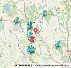 Mappa Via dei Gobbi, 00060 Formello RM, Italia (3.68455)