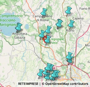 Mappa Via dei Gobbi, 00060 Formello RM, Italia (9.9705)