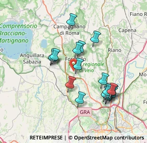Mappa Via dei Gobbi, 00060 Formello RM, Italia (7.19389)