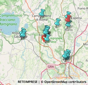 Mappa Via dei Gobbi, 00060 Formello RM, Italia (7.13667)