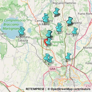Mappa Via dei Gobbi, 00060 Formello RM, Italia (8.389)