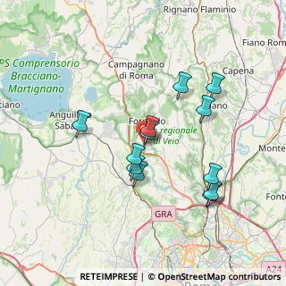 Mappa Via dei Gobbi, 00060 Formello RM, Italia (6.86833)