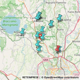 Mappa Via dei Gobbi, 00060 Formello RM, Italia (7.295)