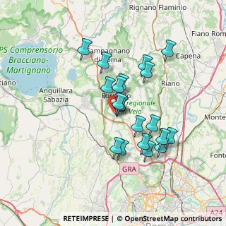 Mappa Via dei Gobbi, 00060 Formello RM, Italia (6.3765)