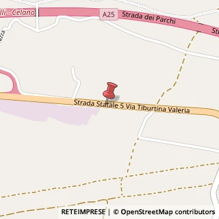 Mappa Via Tiburtina Valeria Km 128, 23, 67040 Aielli, L'Aquila (Abruzzo)