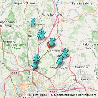 Mappa Visite domiciliari, 00015 Monterotondo RM, Italia (6.39857)