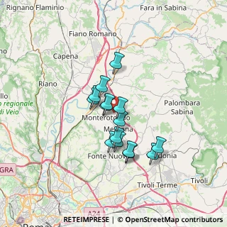 Mappa Via Tirso, 00015 Monterotondo RM, Italia (5.288)