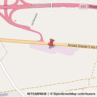Mappa Via Tiburtina, Km 129.00, 67041 Aielli, L'Aquila (Abruzzo)