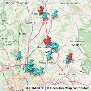 Mappa Via Adda, 00015 Monterotondo RM, Italia (9.545)