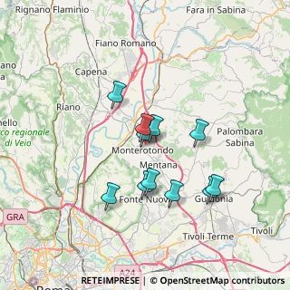Mappa Via Marzabotto, 00015 Monterotondo RM, Italia (6.13182)
