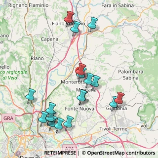 Mappa Via Marzabotto, 00015 Monterotondo RM, Italia (9.568)