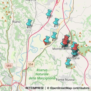 Mappa Via Monte Grappa, 00015 Monterotondo RM, Italia (4.337)