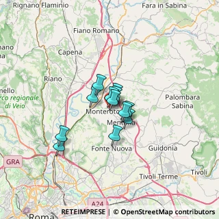Mappa Via Marsala, 00015 Monterotondo RM, Italia (3.93167)