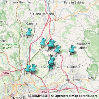 Mappa Via Tommaso Cellottini, 00015 Monterotondo RM, Italia (6.336)