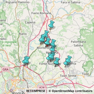 Mappa Via Marsala, 00015 Monterotondo RM, Italia (5.80824)
