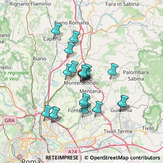 Mappa Via Tommaso Cellottini, 00015 Monterotondo RM, Italia (6.317)