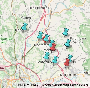 Mappa Via Marsala, 00015 Monterotondo RM, Italia (6.60083)