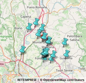 Mappa Via Marsala, 00015 Monterotondo RM, Italia (5.8075)