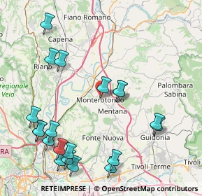 Mappa Via Marsala, 00015 Monterotondo RM, Italia (10.539)