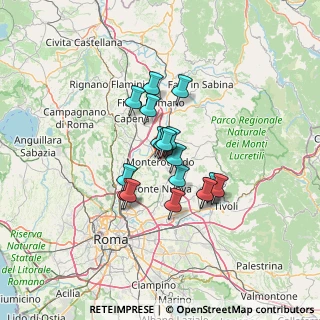 Mappa Via Tommaso Cellottini, 00015 Monterotondo RM, Italia (9.75111)