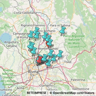 Mappa Via Tommaso Cellottini, 00015 Monterotondo RM, Italia (11.9195)