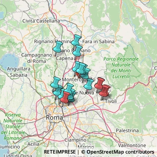 Mappa Via Tommaso Cellottini, 00015 Monterotondo RM, Italia (10.5065)