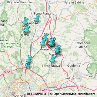 Mappa Via Ischia, 00015 Monterotondo RM, Italia (5.6775)