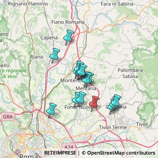 Mappa Via Silvio Pellico, 00015 Monterotondo RM, Italia (5.48375)