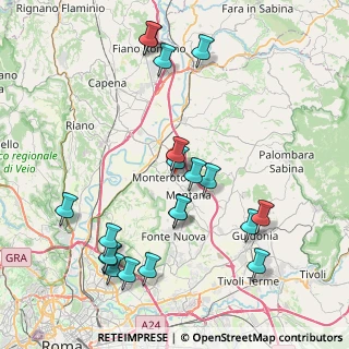 Mappa Via Giuseppe di Vittorio, 00015 Monterotondo RM, Italia (9.458)