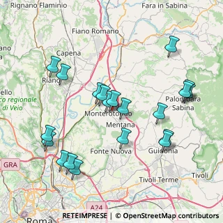 Mappa Via Giuseppe di Vittorio, 00015 Monterotondo RM, Italia (8.8)
