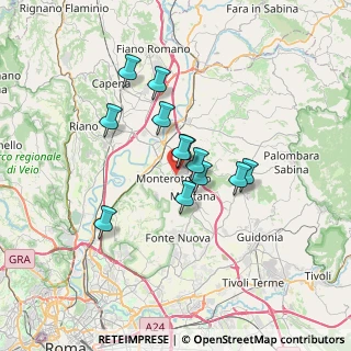 Mappa Via Carlo Pisacane, 00015 Monterotondo RM, Italia (5.40417)