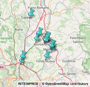 Mappa Via Carlo Pisacane, 00015 Monterotondo RM, Italia (4.45385)