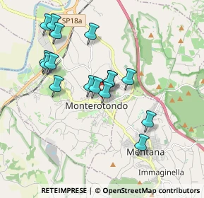 Mappa Via Carlo Pisacane, 00015 Monterotondo RM, Italia (1.81438)