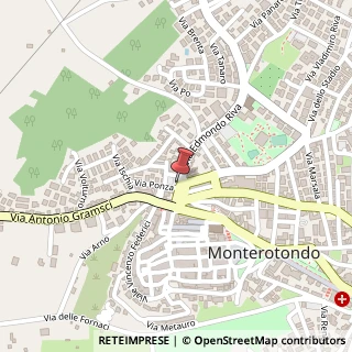 Mappa Via XXV Aprile, 9, 00015 Monterotondo, Roma (Lazio)