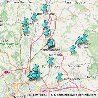Mappa Via XXV Aprile, 00015 Monterotondo RM, Italia (9.4695)