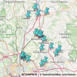 Mappa Via XXV Aprile, 00015 Monterotondo RM, Italia (8.9635)