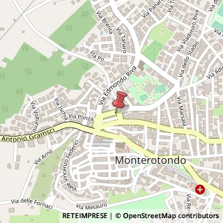 Mappa Via XXV Ottobre, 34, 00015 Monterotondo, Roma (Lazio)