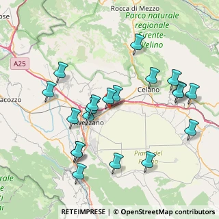 Mappa Via San Martino, 67051 Avezzano AQ, Italia (8.785)