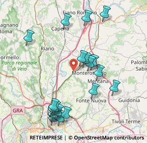 Mappa Via Salaria, 00138 Fonte di Papa RM, Italia (9.2535)
