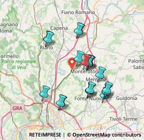 Mappa Via Salaria, 00138 Fonte di Papa RM, Italia (7.105)