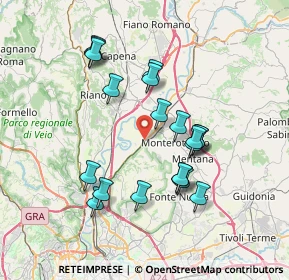 Mappa Via Salaria, 00138 Fonte di Papa RM, Italia (7.2175)