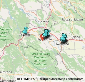 Mappa Via Locarno, 67069 Tagliacozzo AQ, Italia (9.992)