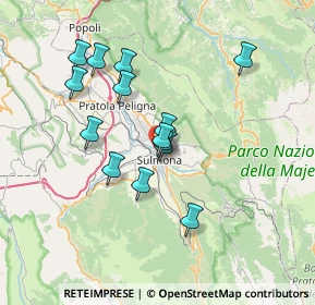 Mappa 67039 Sulmona AQ, Italia (6.48643)
