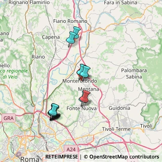 Mappa Via Madonna di Loreto, 00015 Monterotondo RM, Italia (7.91267)