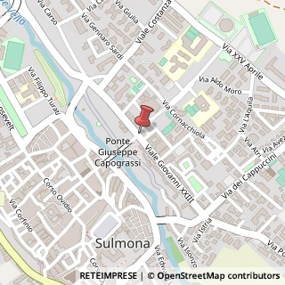 Mappa Piazza Giuseppe Capograssi, 67039 Sulmona AQ, Italia, 67039 Sulmona, L'Aquila (Abruzzo)